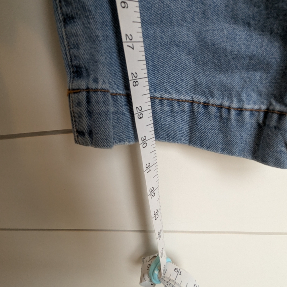 Cotton On Utility Pocket Straight Jeans Color Block Pockets Size 2 High Rise - Picture 7 of 14